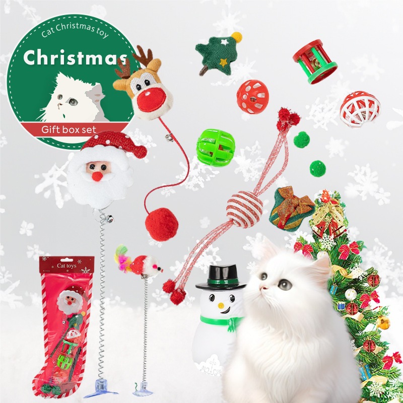 新しいペット用クリスマス猫のおもちゃ、インタラクティブパズル - Elk Bugle Call のレビューと価格