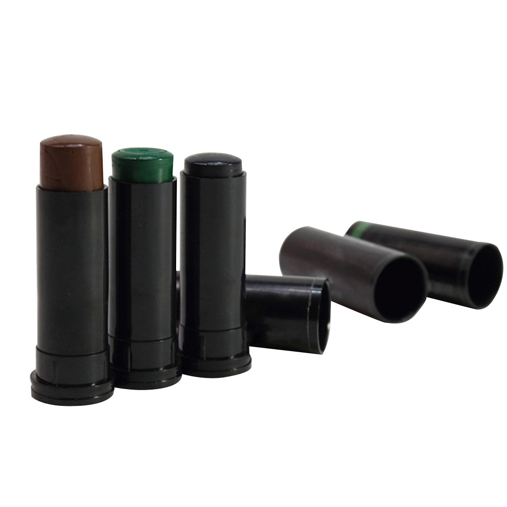 3本セット カモフラージュペイントスティック 高品質 無臭  - Camo Face Paint のレビューと価格